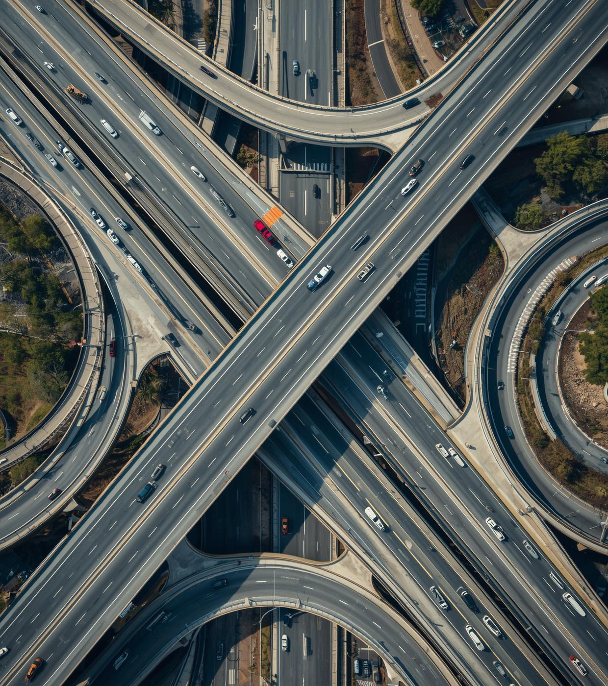Road and civil interchange